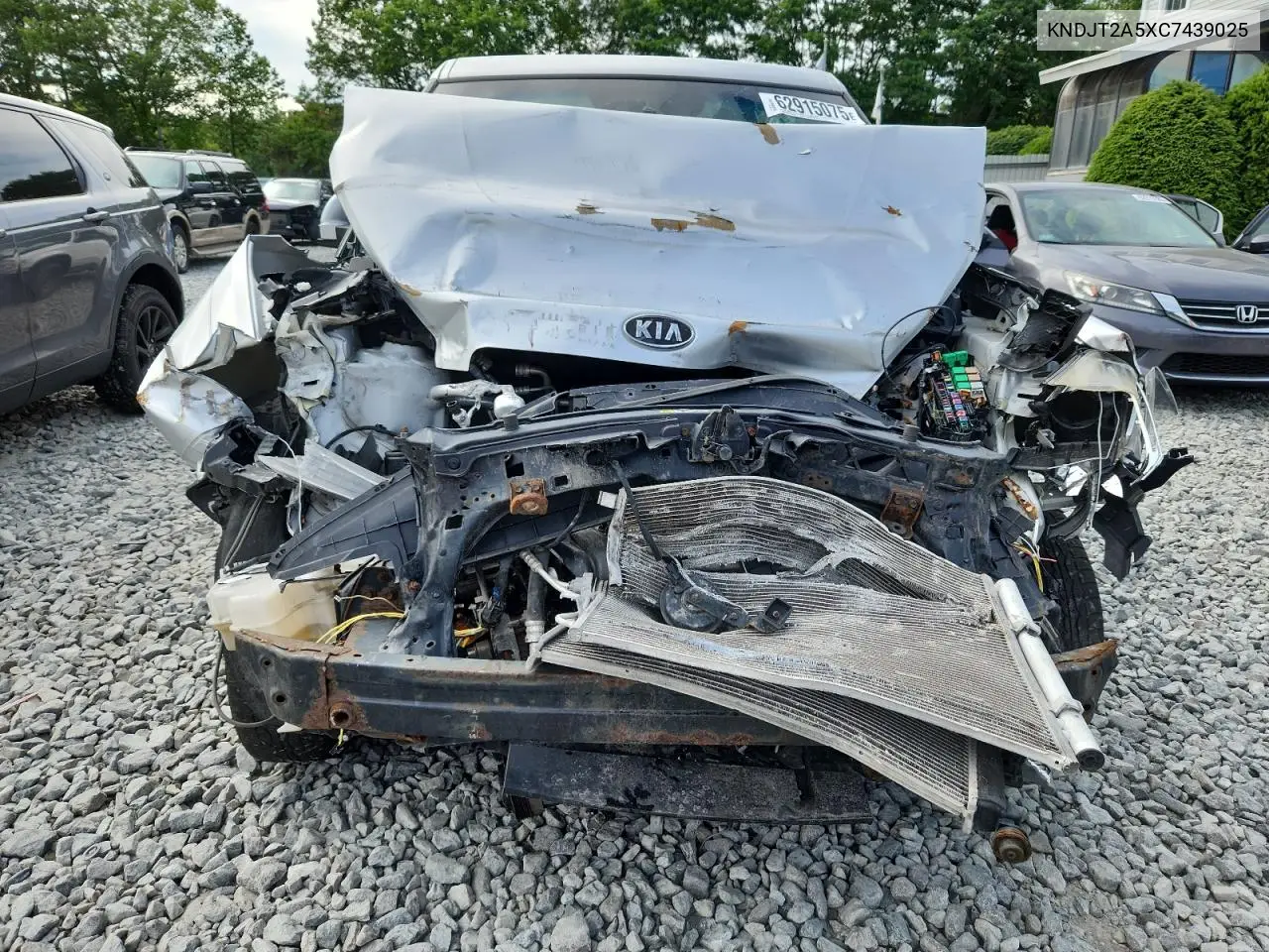 2012 Kia Soul VIN: KNDJT2A5XC7439025 Lot: 62915075