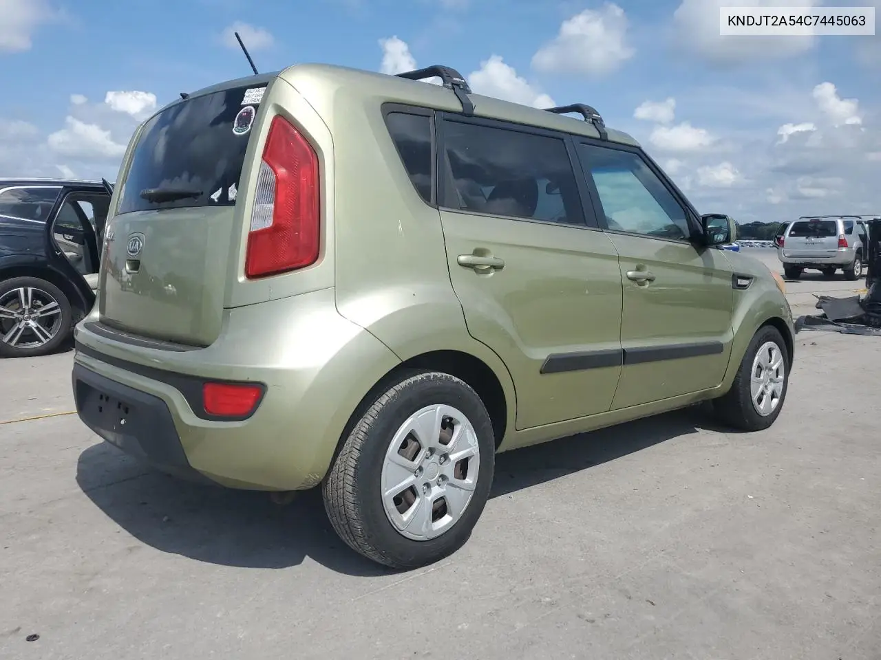 2012 Kia Soul VIN: KNDJT2A54C7445063 Lot: 64891395