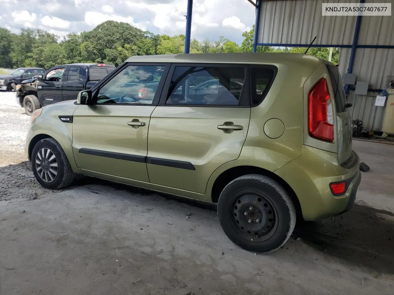 2012 Kia Soul VIN: KNDJT2A53C7407677 Lot: 65077855
