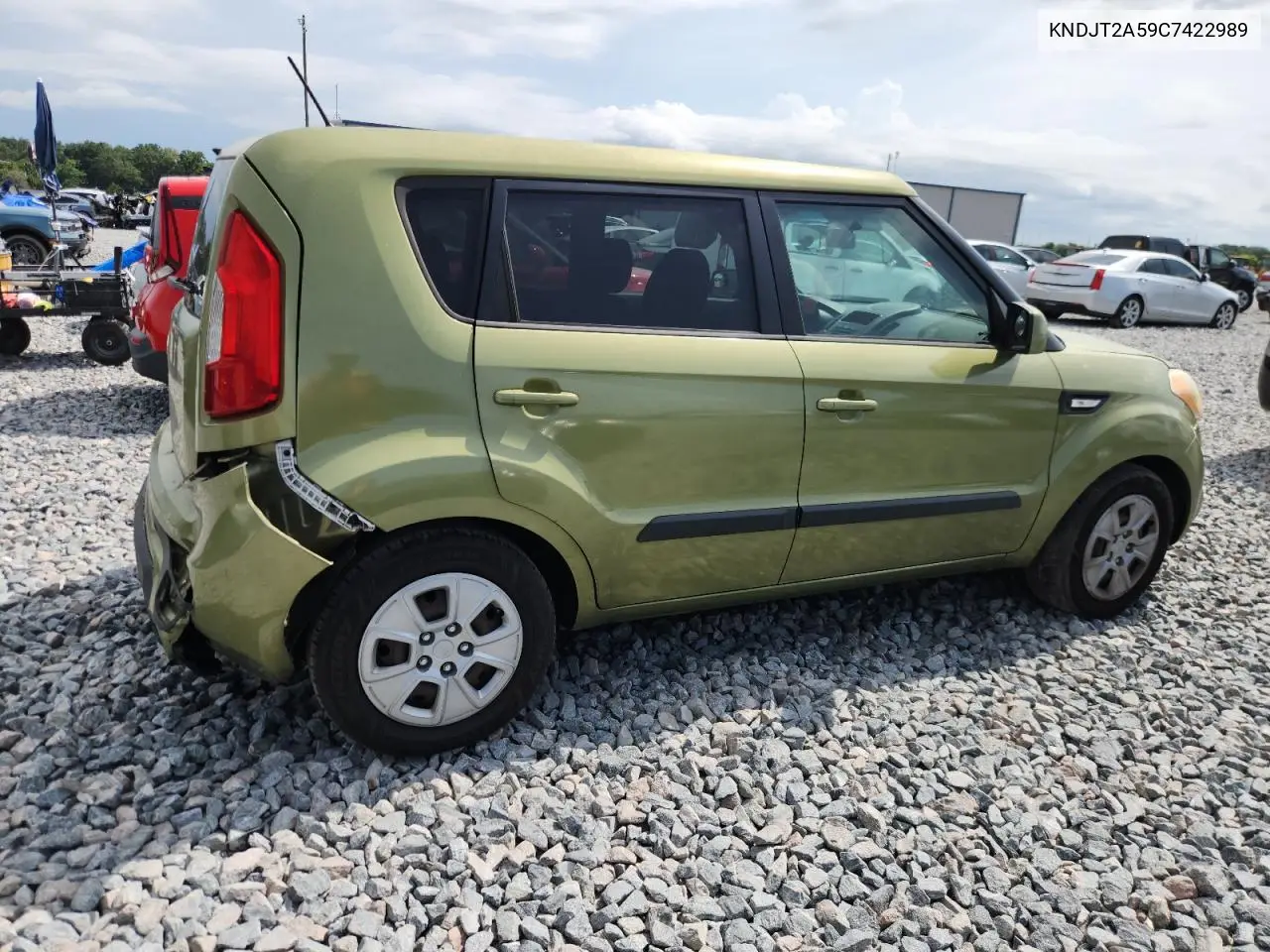 2012 Kia Soul VIN: KNDJT2A59C7422989 Lot: 65092255