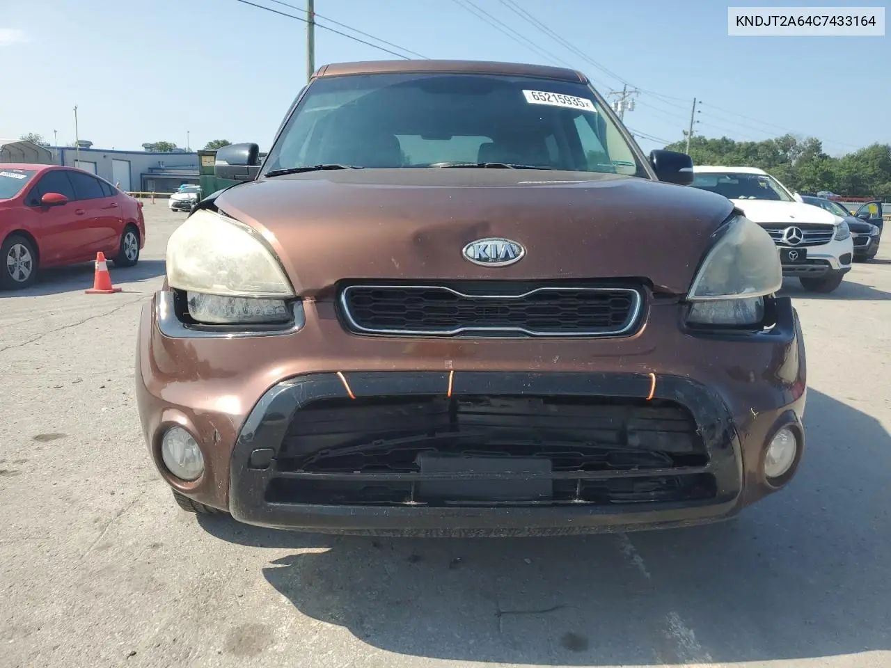 2012 Kia Soul + VIN: KNDJT2A64C7433164 Lot: 65215935