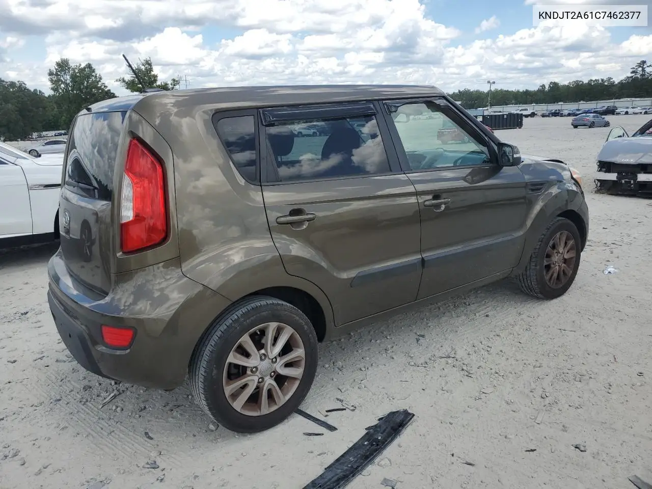 2012 Kia Soul + VIN: KNDJT2A61C7462377 Lot: 65451455