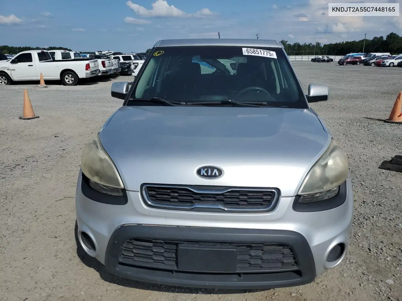 2012 Kia Soul VIN: KNDJT2A55C7448165 Lot: 65851775
