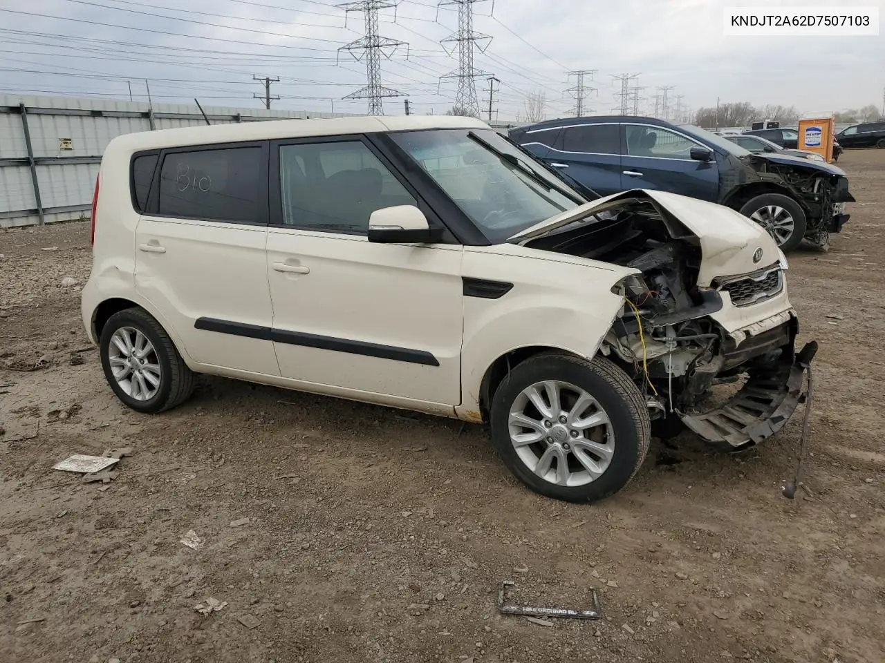 2013 Kia Soul + VIN: KNDJT2A62D7507103 Lot: 53498125
