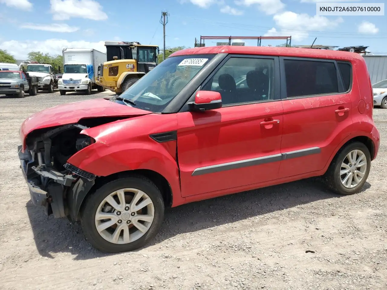 2013 Kia Soul + VIN: KNDJT2A63D7610000 Lot: 56768385