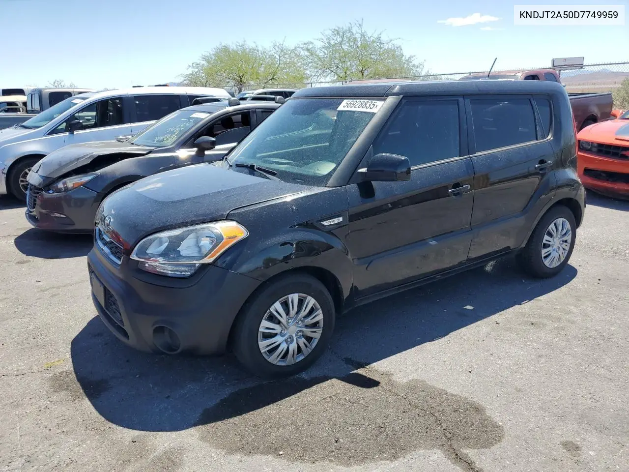 2013 Kia Soul VIN: KNDJT2A50D7749959 Lot: 56928835