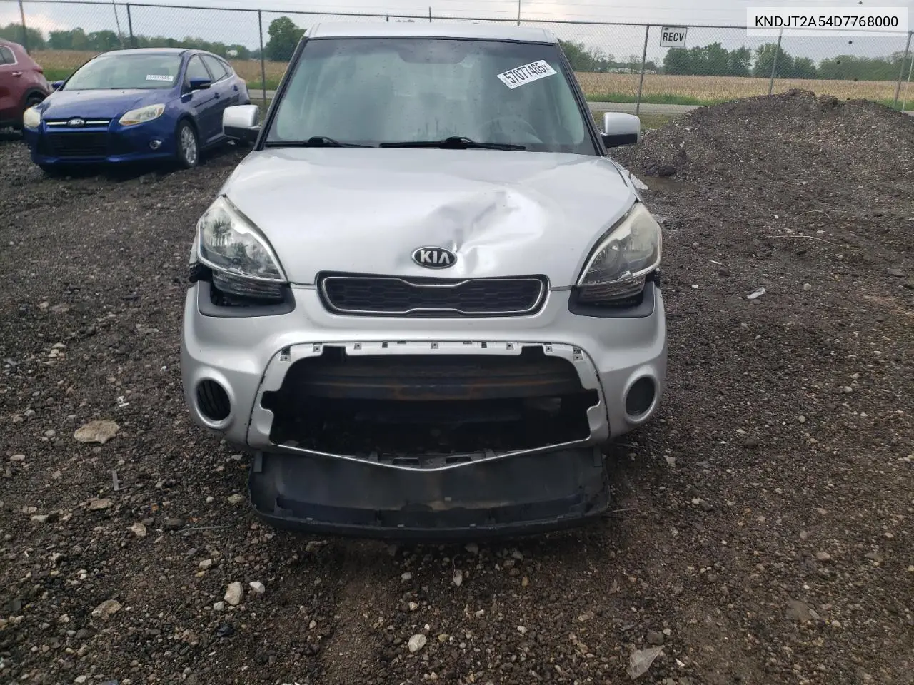 2013 Kia Soul VIN: KNDJT2A54D7768000 Lot: 57077465