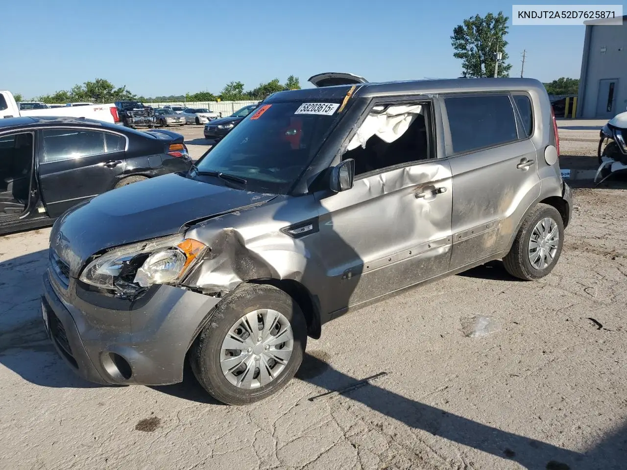 2013 Kia Soul VIN: KNDJT2A52D7625871 Lot: 58203615