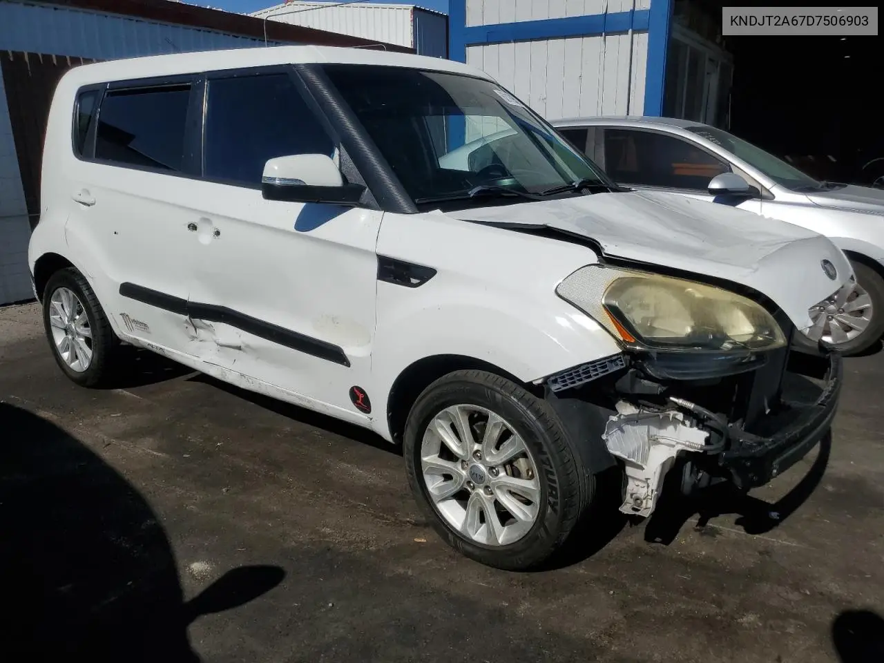 2013 Kia Soul + VIN: KNDJT2A67D7506903 Lot: 62189595