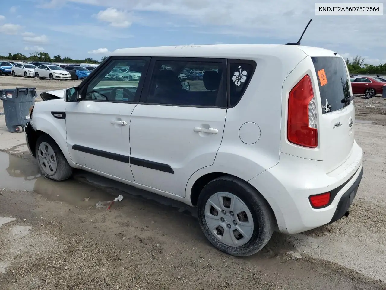 2013 Kia Soul VIN: KNDJT2A56D7507564 Lot: 62896285