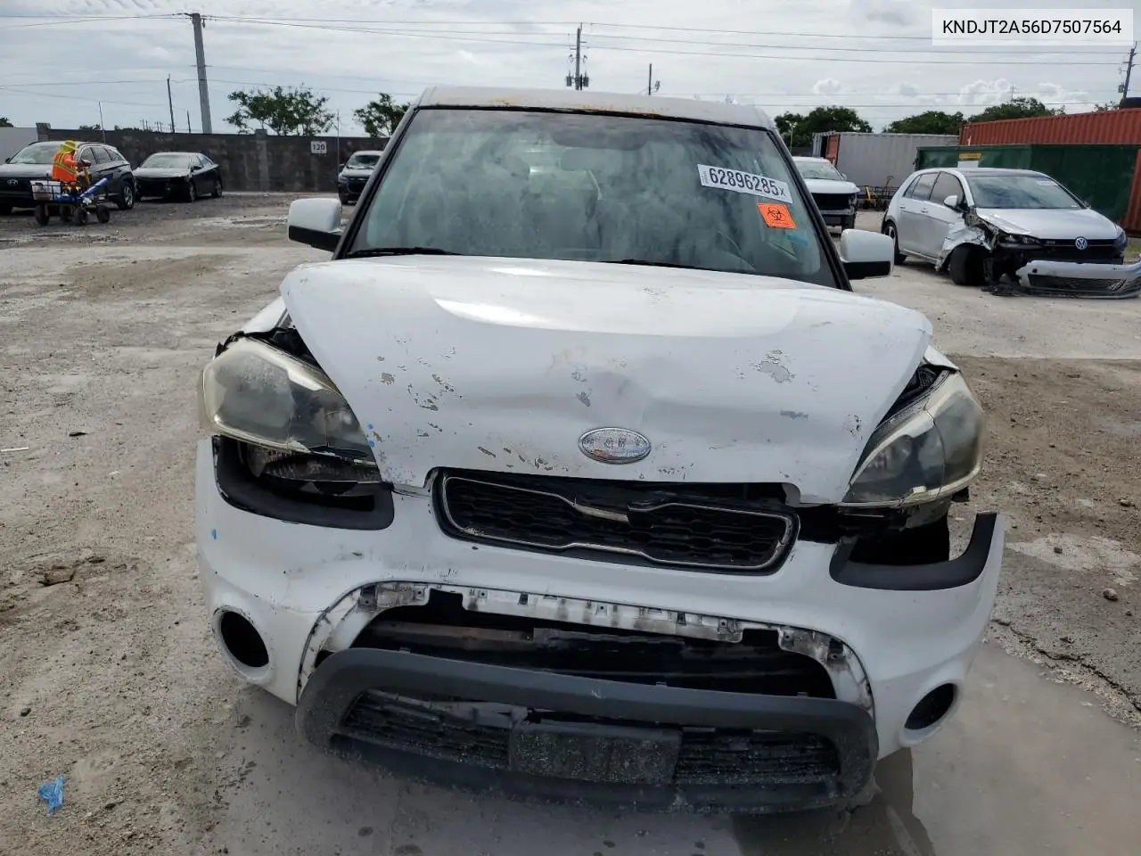 2013 Kia Soul VIN: KNDJT2A56D7507564 Lot: 62896285