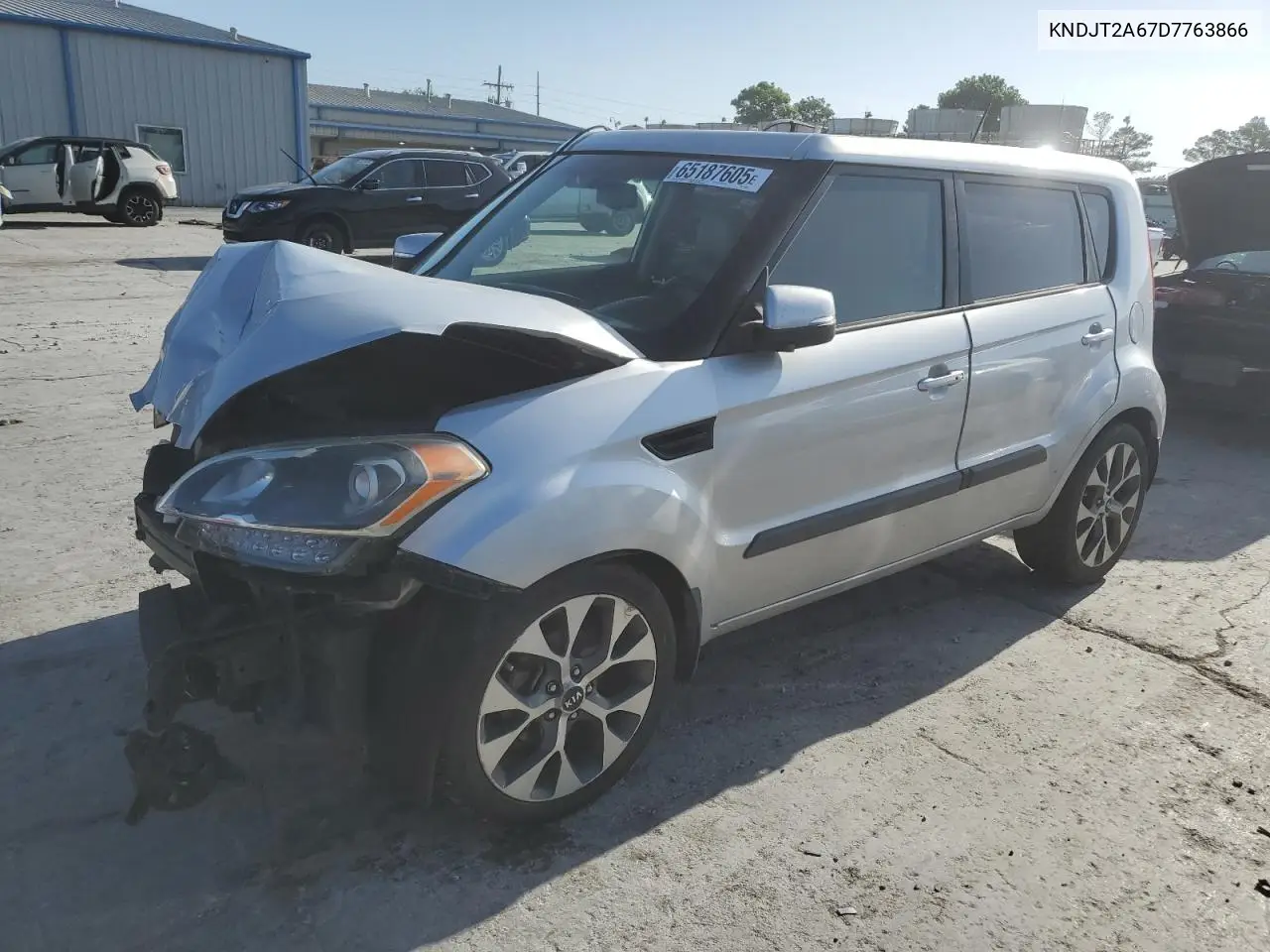2013 Kia Soul + VIN: KNDJT2A67D7763866 Lot: 65187605