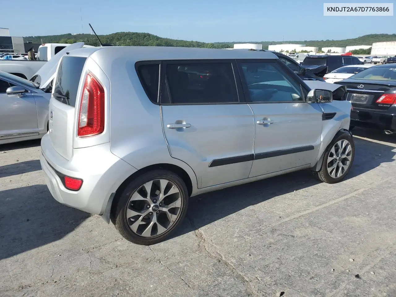 2013 Kia Soul + VIN: KNDJT2A67D7763866 Lot: 65187605