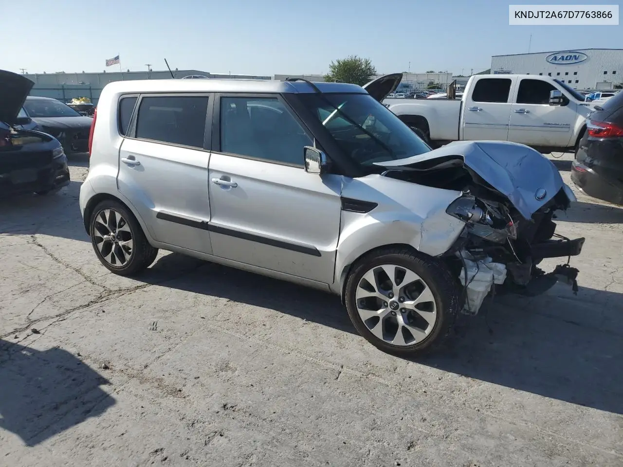 2013 Kia Soul + VIN: KNDJT2A67D7763866 Lot: 65187605