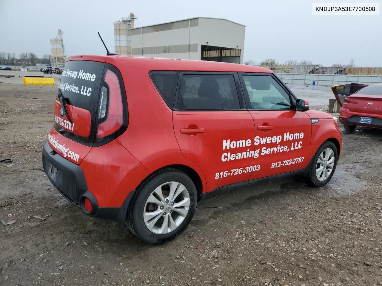 2014 Kia Soul + VIN: KNDJP3A53E7700508 Lot: 50903875