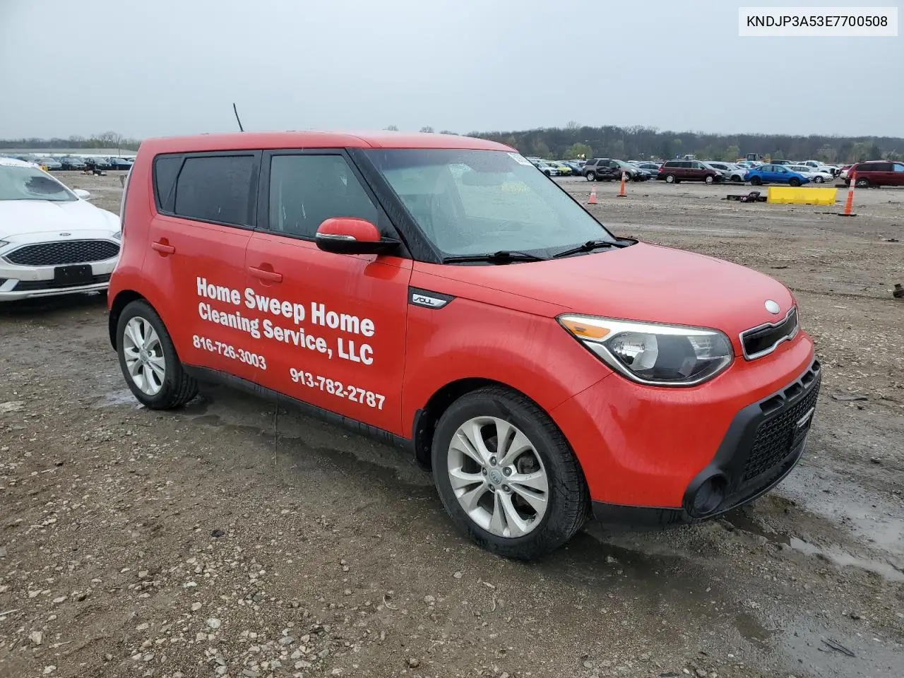2014 Kia Soul + VIN: KNDJP3A53E7700508 Lot: 50903875