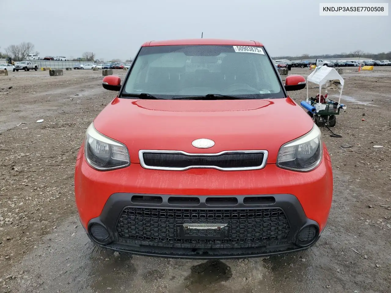 2014 Kia Soul + VIN: KNDJP3A53E7700508 Lot: 50903875