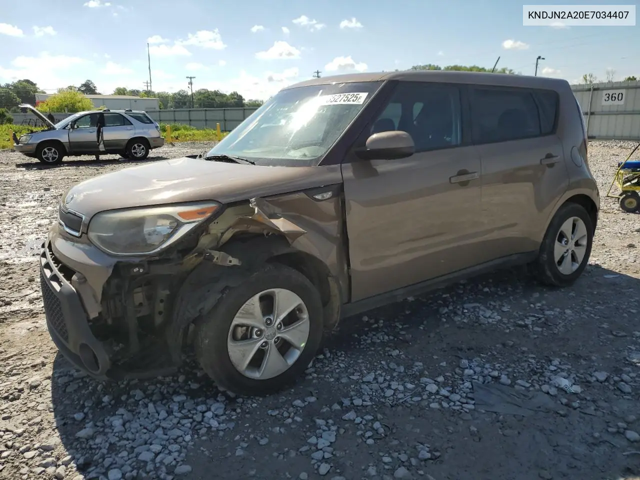 2014 Kia Soul VIN: KNDJN2A20E7034407 Lot: 56527525