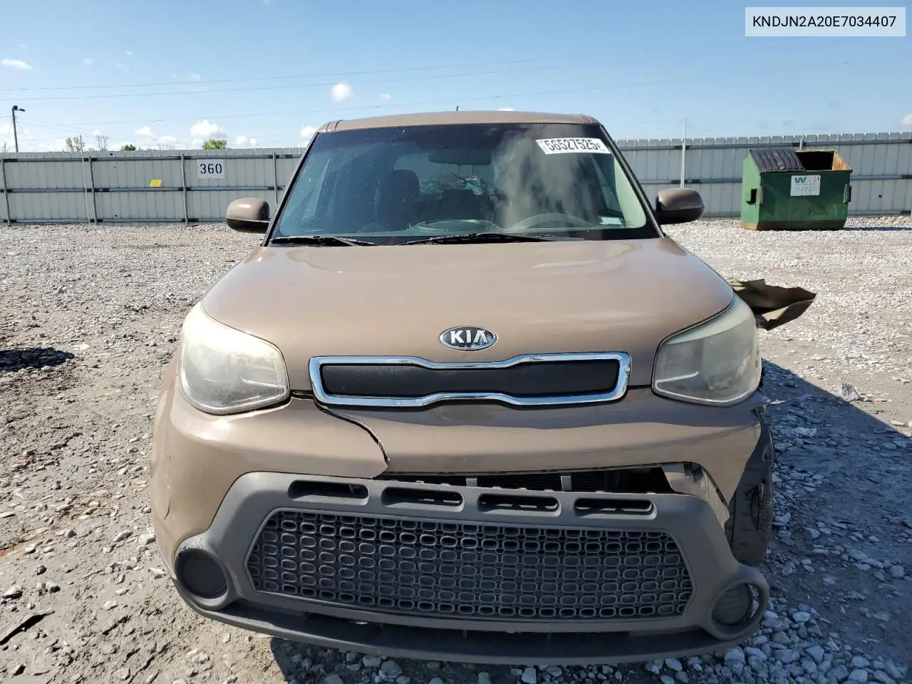 2014 Kia Soul VIN: KNDJN2A20E7034407 Lot: 56527525
