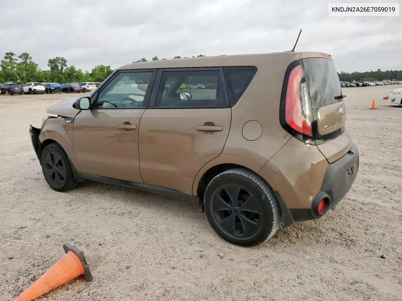 2014 Kia Soul VIN: KNDJN2A26E7059019 Lot: 56897955