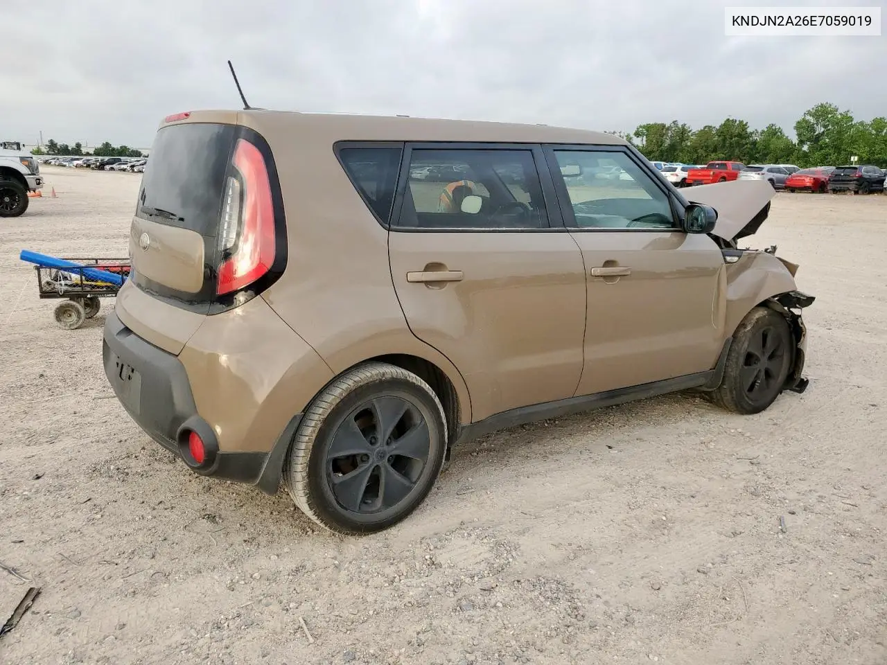 2014 Kia Soul VIN: KNDJN2A26E7059019 Lot: 56897955