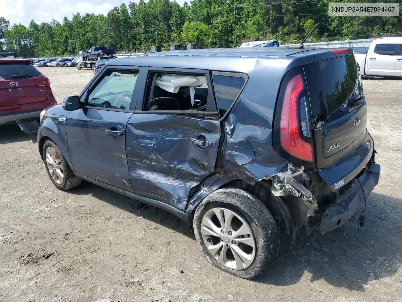 2014 Kia Soul + VIN: KNDJP3A54E7034467 Lot: 56987875