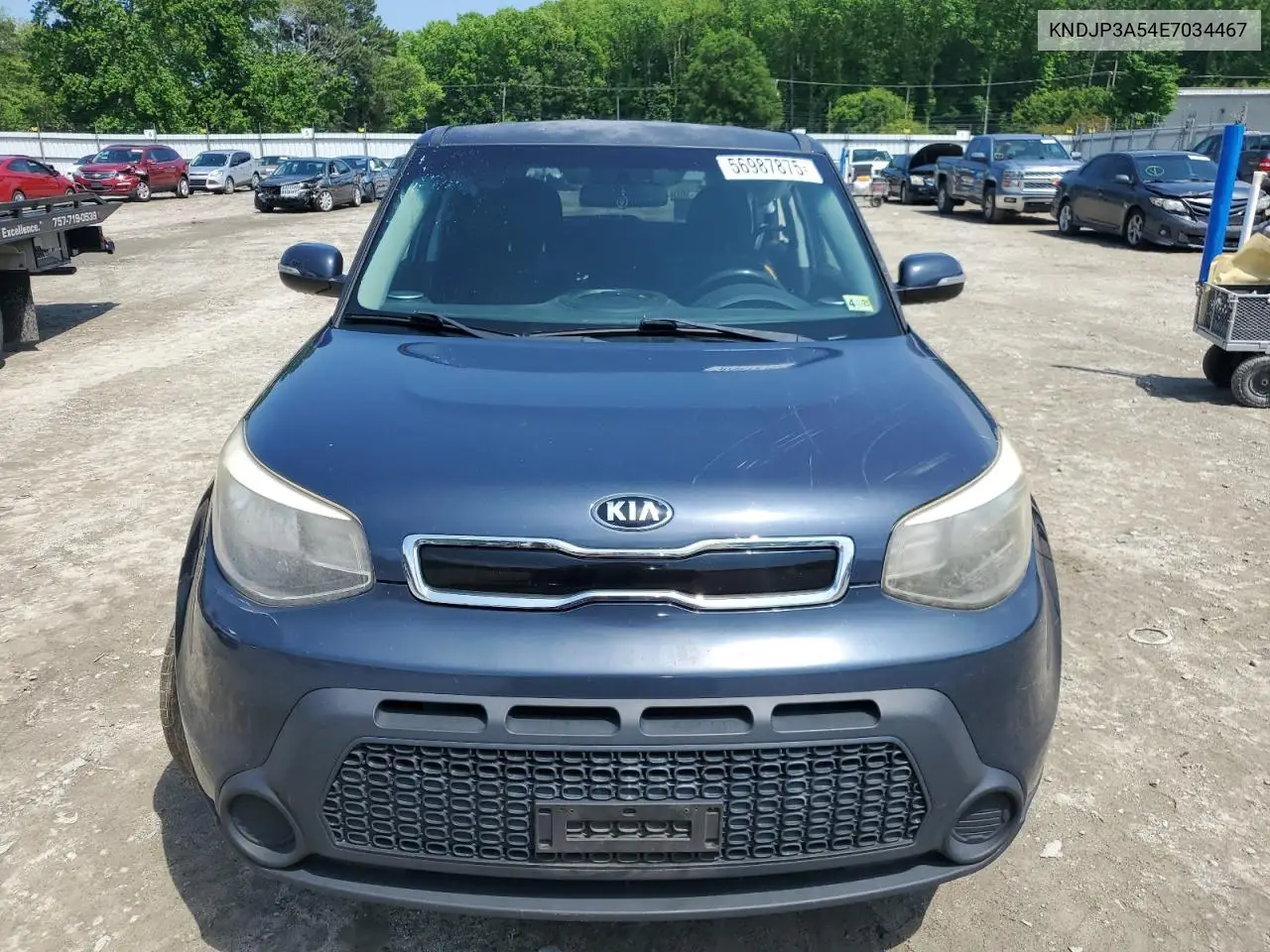 2014 Kia Soul + VIN: KNDJP3A54E7034467 Lot: 56987875