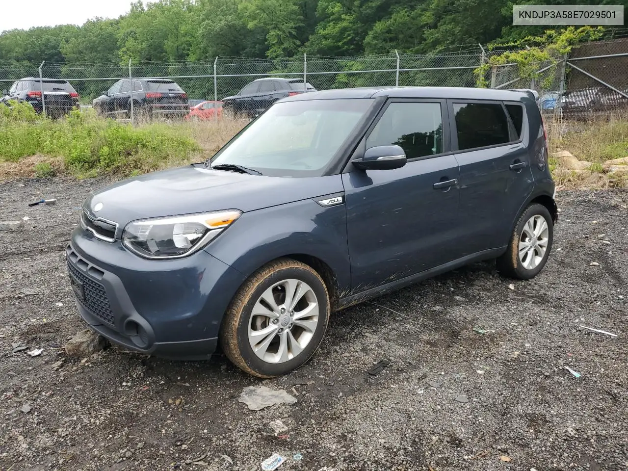 2014 Kia Soul + VIN: KNDJP3A58E7029501 Lot: 57142525