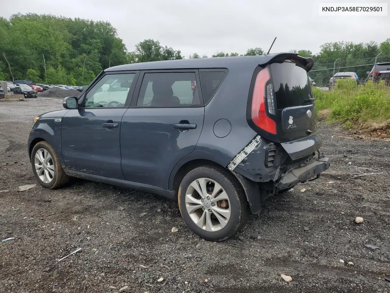 2014 Kia Soul + VIN: KNDJP3A58E7029501 Lot: 57142525