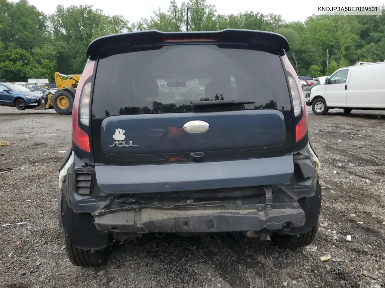 2014 Kia Soul + VIN: KNDJP3A58E7029501 Lot: 57142525