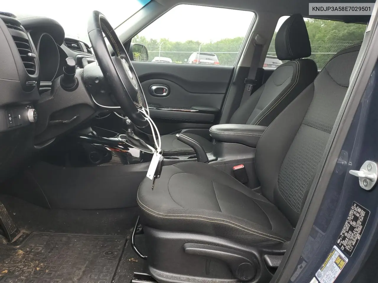 2014 Kia Soul + VIN: KNDJP3A58E7029501 Lot: 57142525