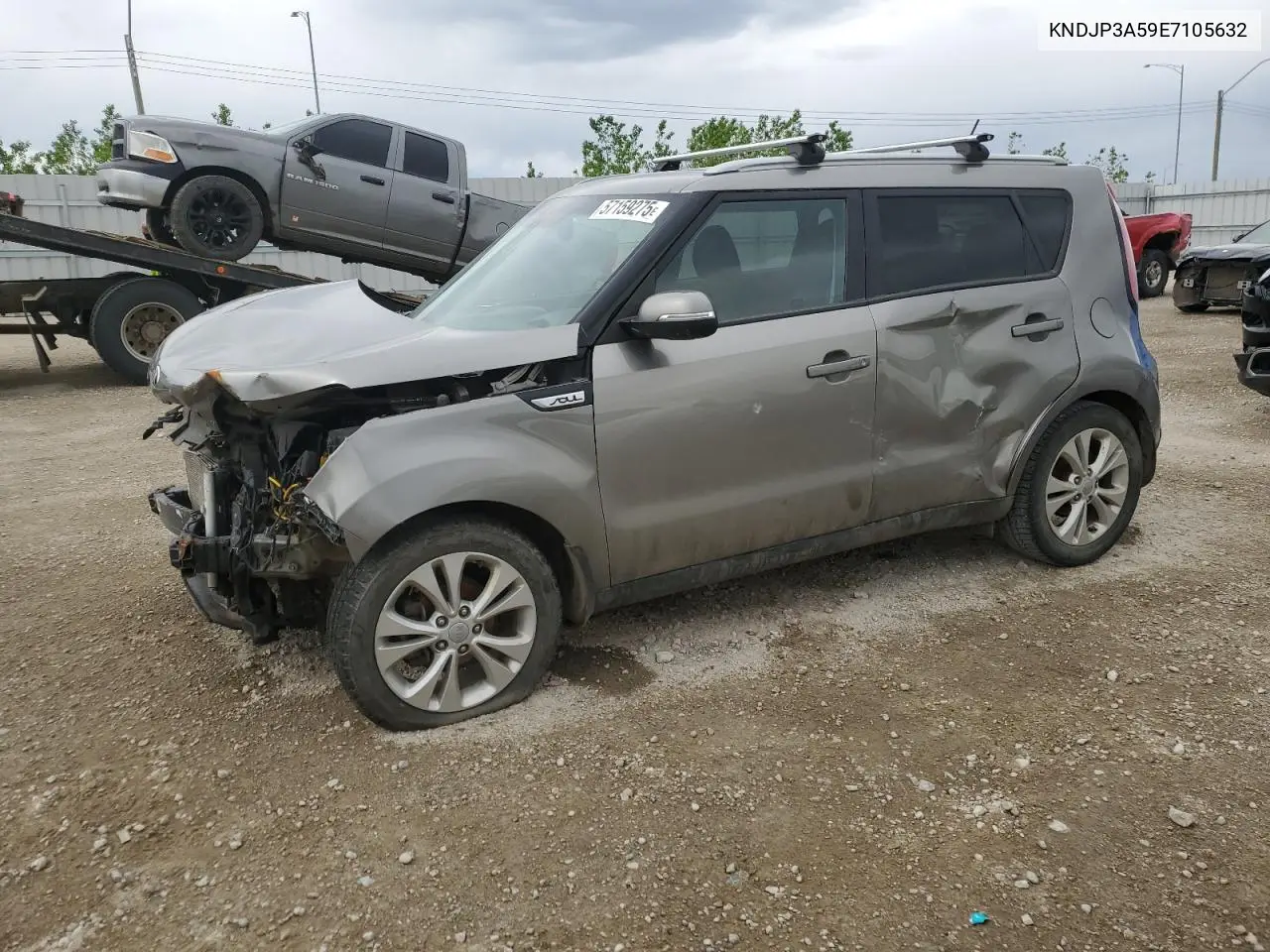 2014 Kia Soul + VIN: KNDJP3A59E7105632 Lot: 57159275