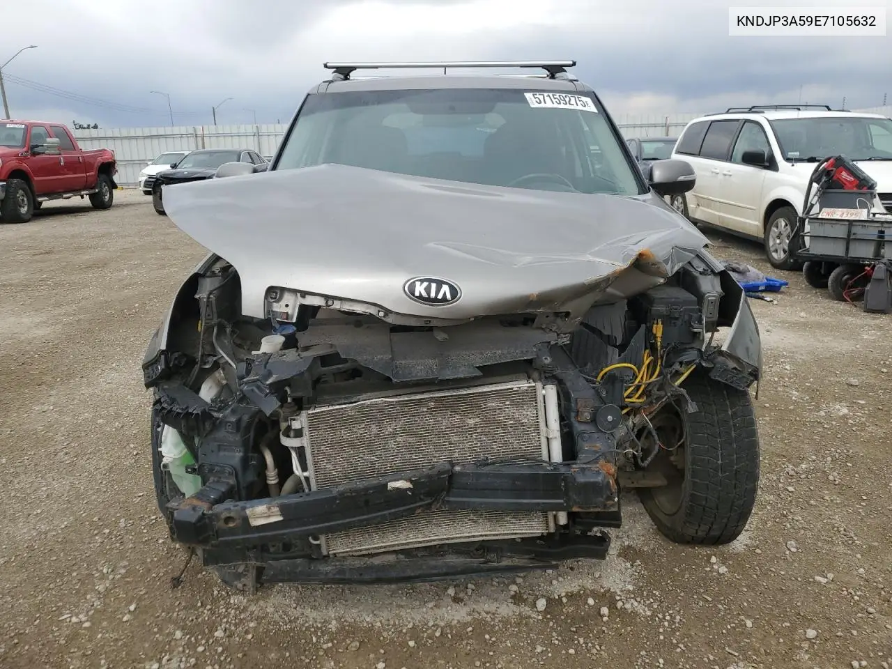2014 Kia Soul + VIN: KNDJP3A59E7105632 Lot: 57159275