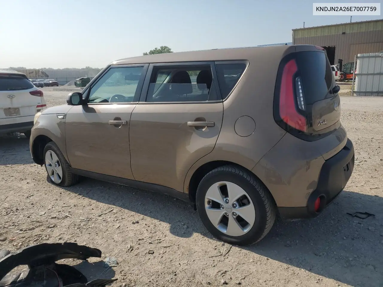 2014 Kia Soul VIN: KNDJN2A26E7007759 Lot: 60229425