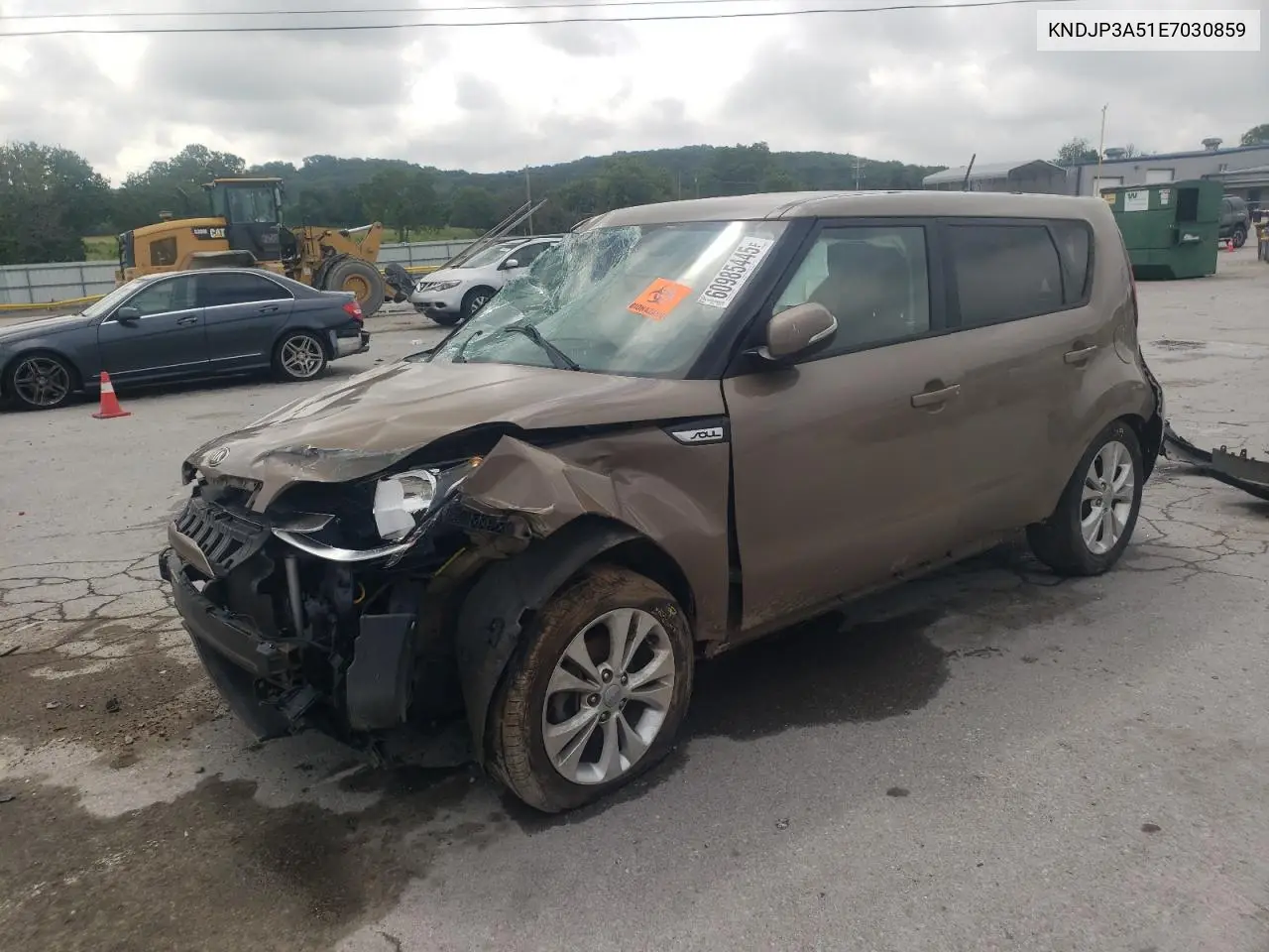 2014 Kia Soul + VIN: KNDJP3A51E7030859 Lot: 60985445
