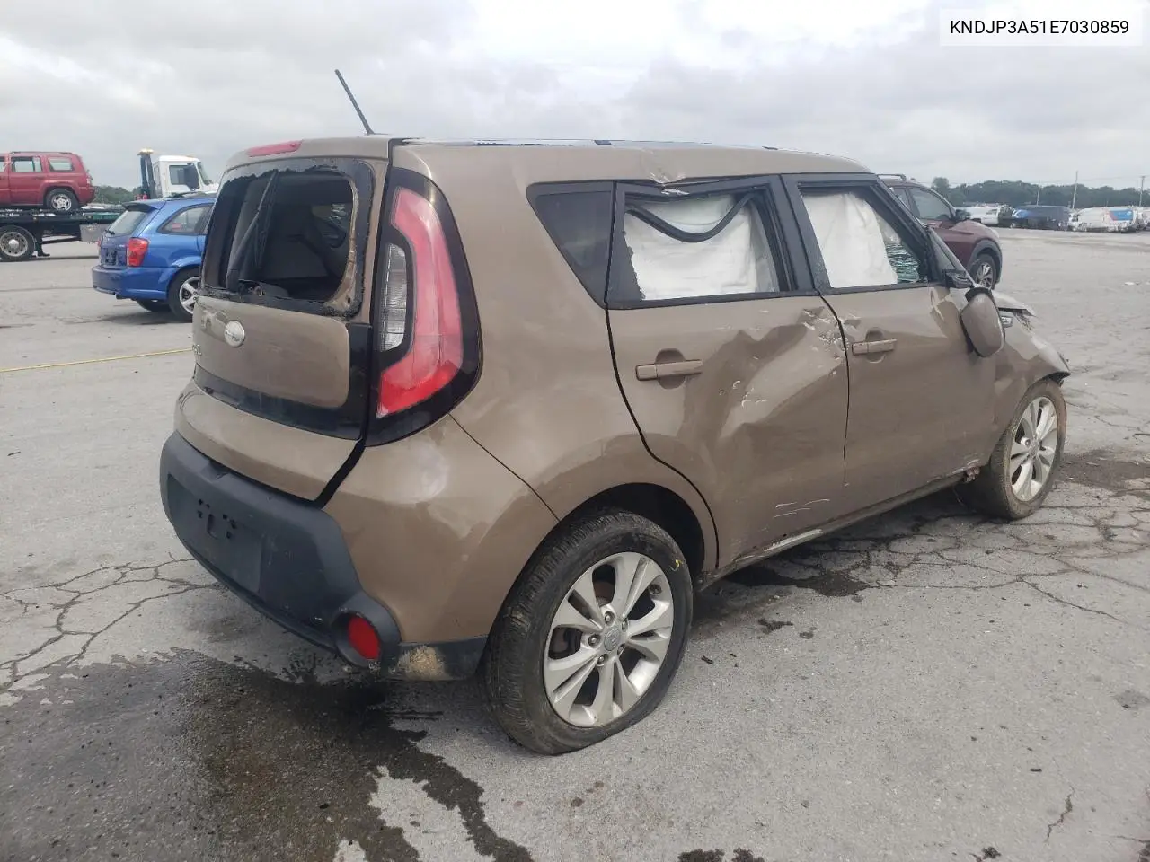 2014 Kia Soul + VIN: KNDJP3A51E7030859 Lot: 60985445