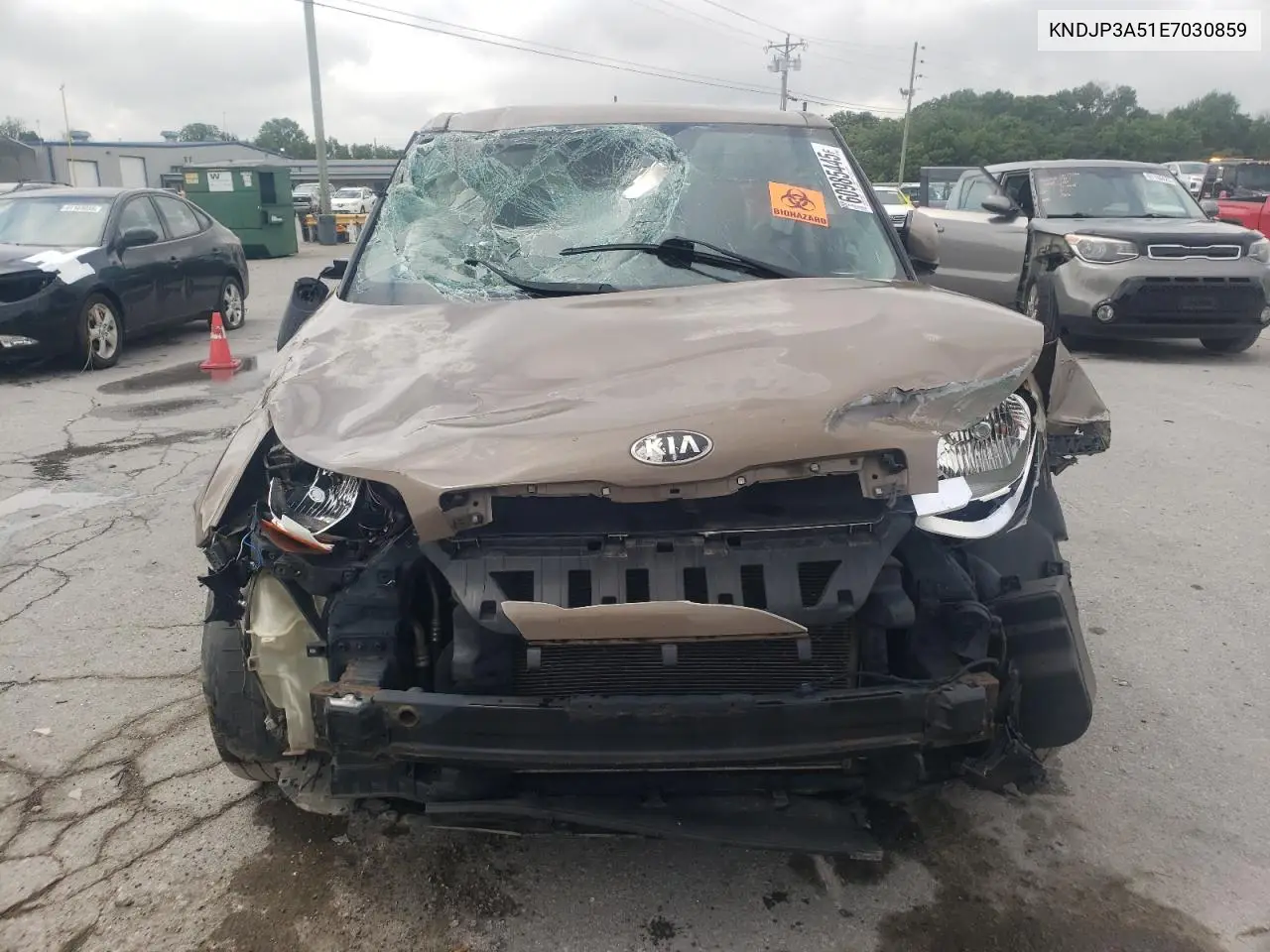 2014 Kia Soul + VIN: KNDJP3A51E7030859 Lot: 60985445