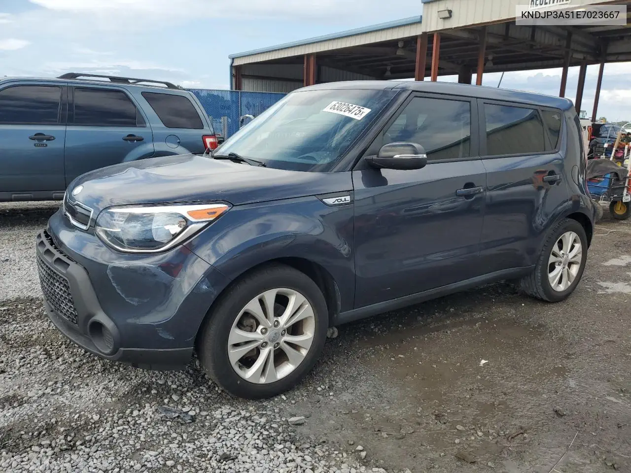 2014 Kia Soul + VIN: KNDJP3A51E7023667 Lot: 63026475