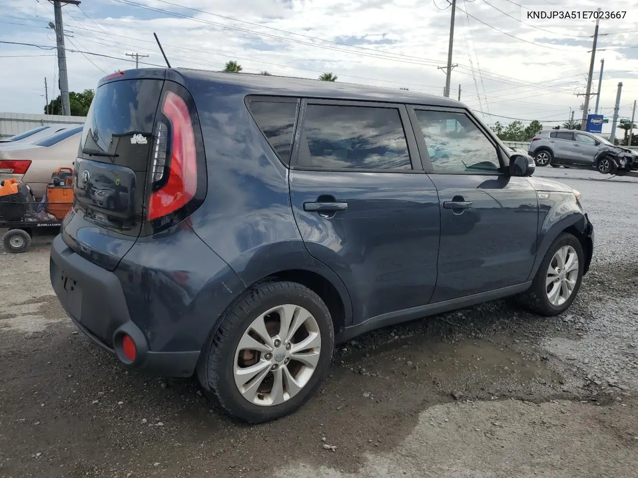 2014 Kia Soul + VIN: KNDJP3A51E7023667 Lot: 63026475