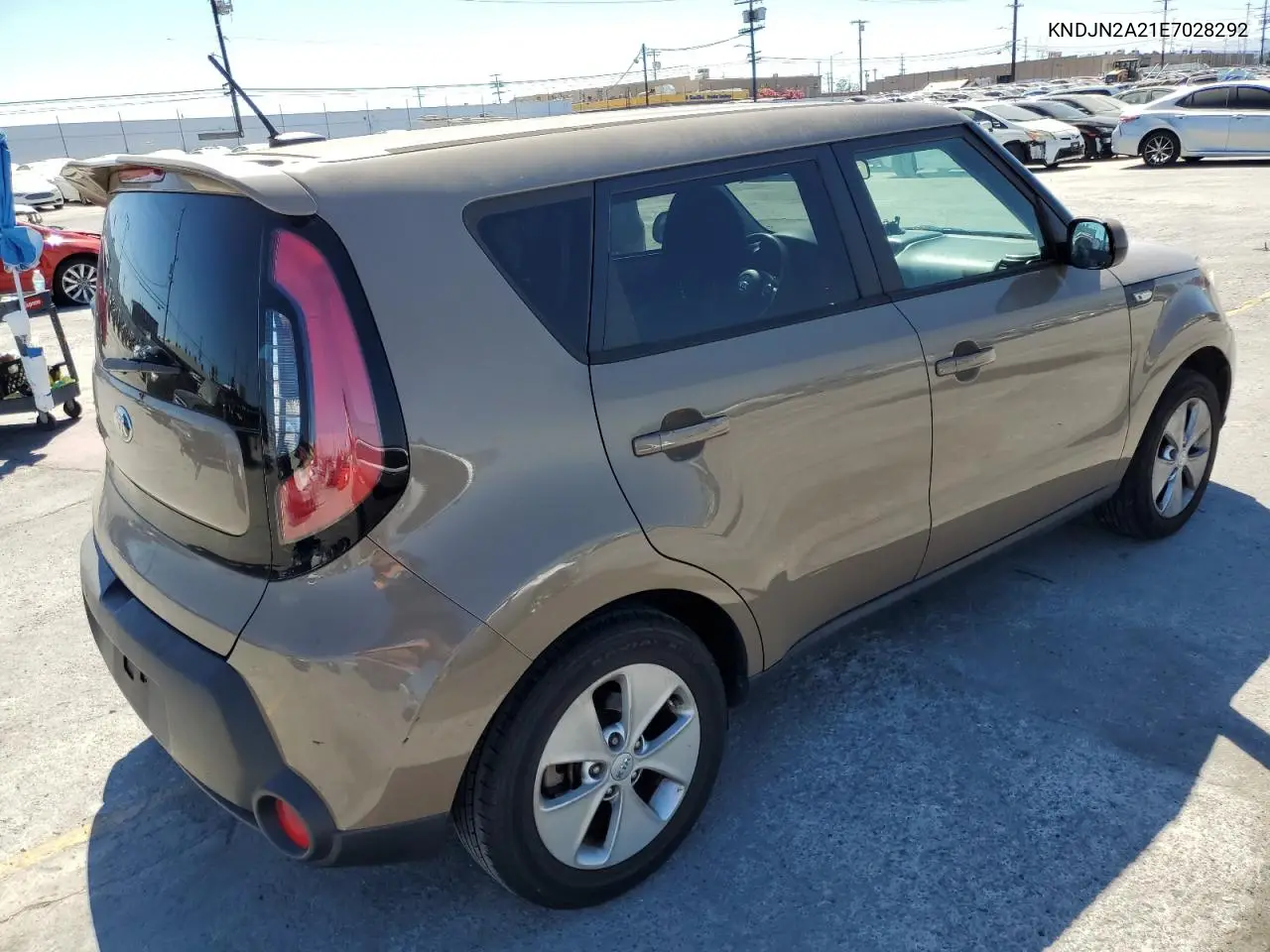 2014 Kia Soul VIN: KNDJN2A21E7028292 Lot: 63058735