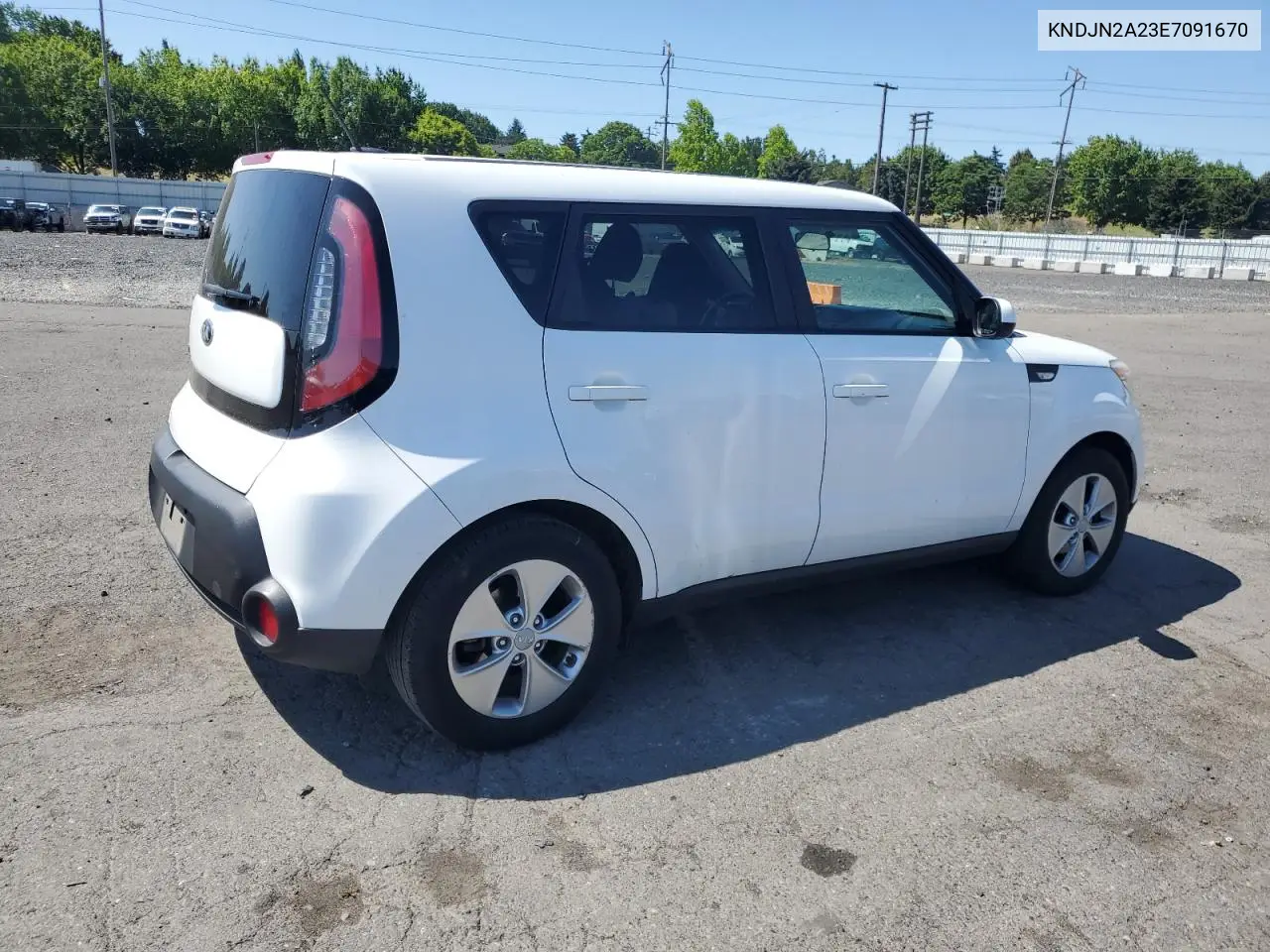 2014 Kia Soul VIN: KNDJN2A23E7091670 Lot: 66041645