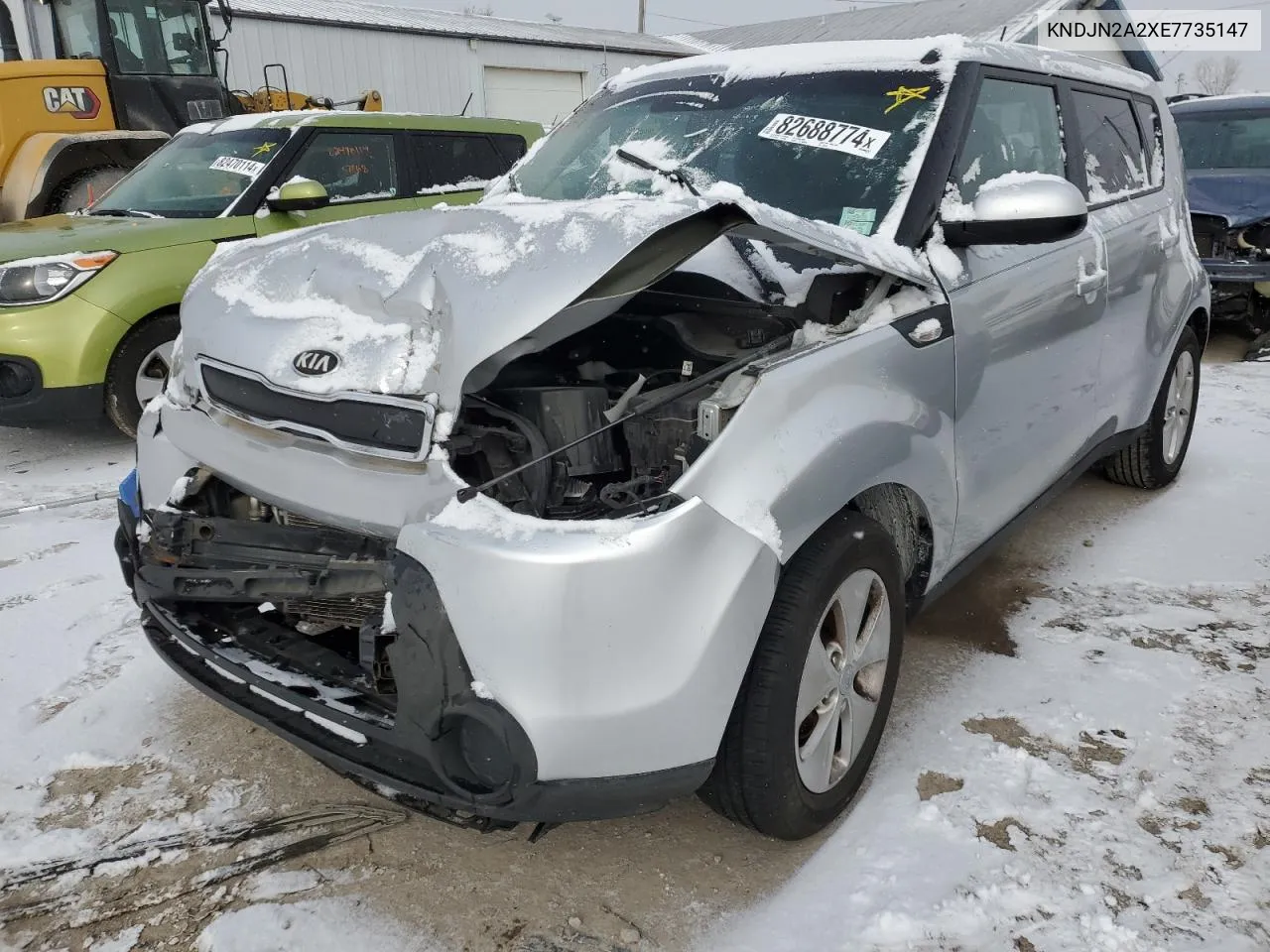 2014 Kia Soul VIN: KNDJN2A2XE7735147 Lot: 82688774