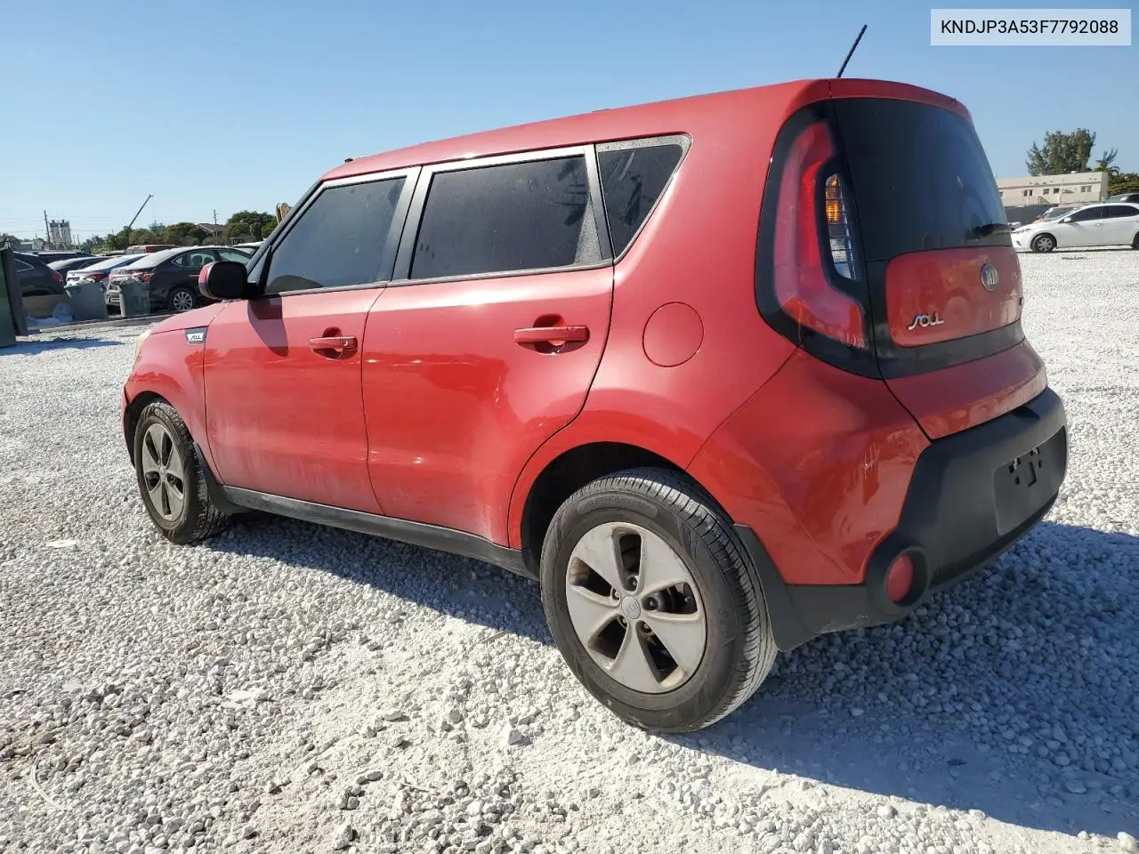 2015 Kia Soul + VIN: KNDJP3A53F7792088 Lot: 49436695