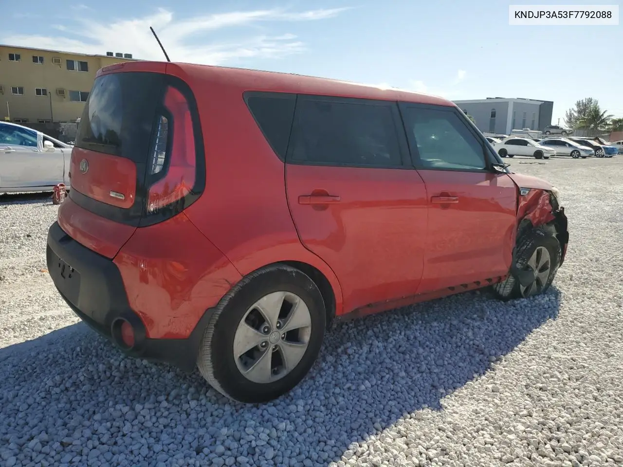 2015 Kia Soul + VIN: KNDJP3A53F7792088 Lot: 49436695