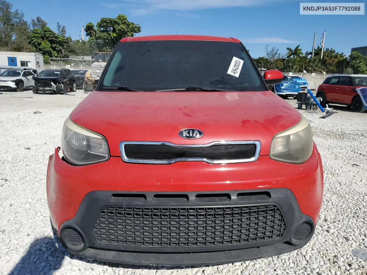 2015 Kia Soul + VIN: KNDJP3A53F7792088 Lot: 49436695