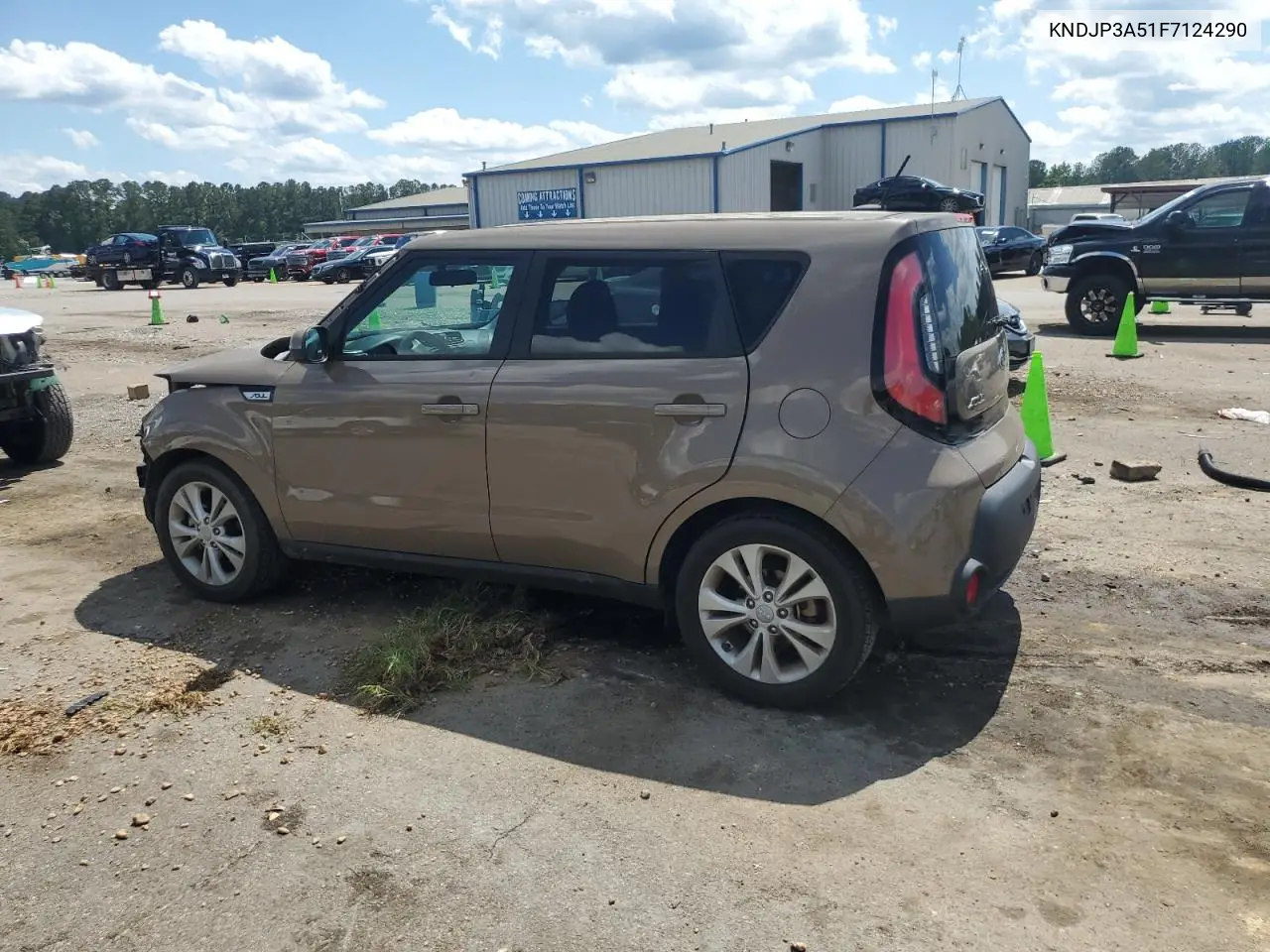 2015 Kia Soul + VIN: KNDJP3A51F7124290 Lot: 56552155