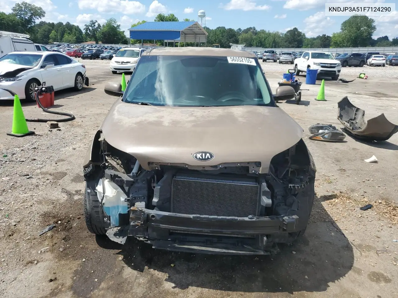 2015 Kia Soul + VIN: KNDJP3A51F7124290 Lot: 56552155