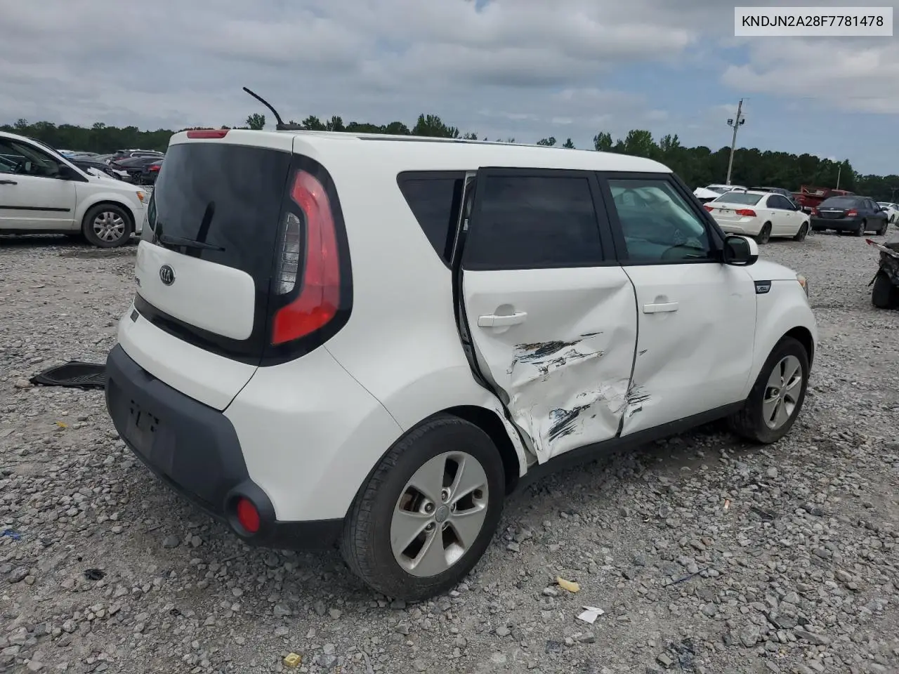 2015 Kia Soul VIN: KNDJN2A28F7781478 Lot: 62402435