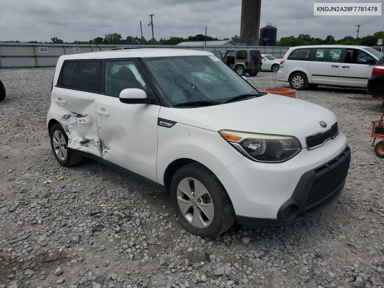 2015 Kia Soul VIN: KNDJN2A28F7781478 Lot: 62402435