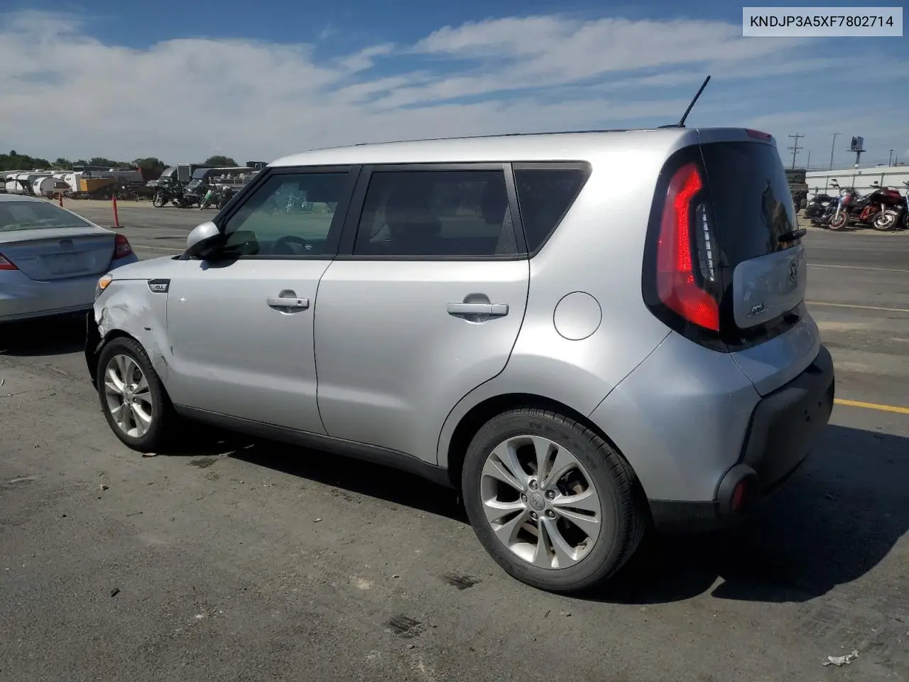 2015 Kia Soul + VIN: KNDJP3A5XF7802714 Lot: 62662955
